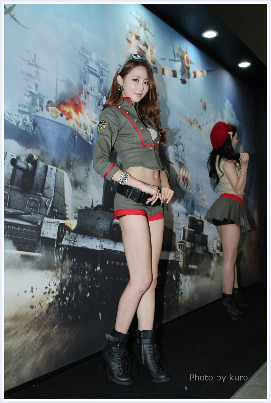 2012 sexy lady Korea video game show